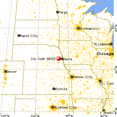 Colon, NE (68018) map from a distance
