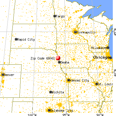 Tekamah, NE (68061) map from a distance