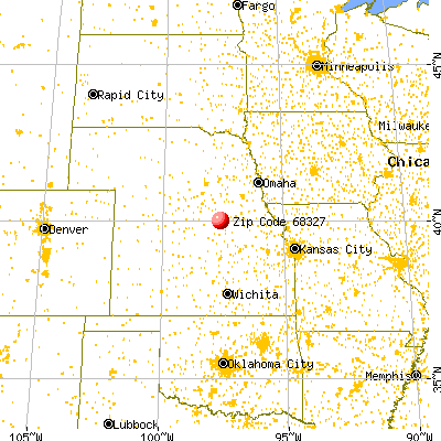 Chester, NE (68327) map from a distance