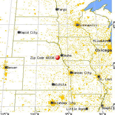 Davey, NE (68336) map from a distance