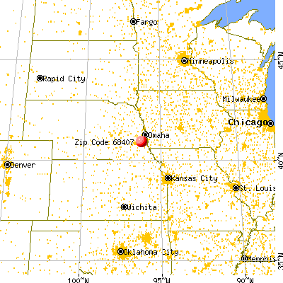Murdock, NE (68407) map from a distance