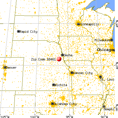 Walton, NE (68461) map from a distance