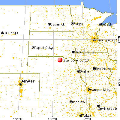 Atkinson, NE (68713) map from a distance