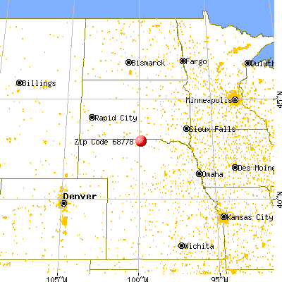 Springview, NE (68778) map from a distance