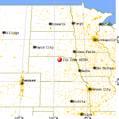 Stuart, NE (68780) map from a distance