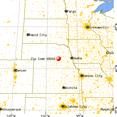 Archer, NE (68816) map from a distance