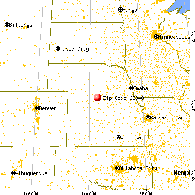 Funk, NE (68940) map from a distance