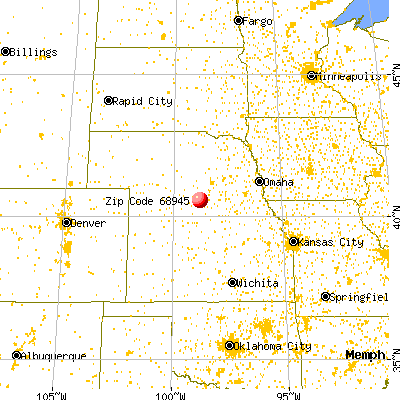 Heartwell, NE (68945) map from a distance