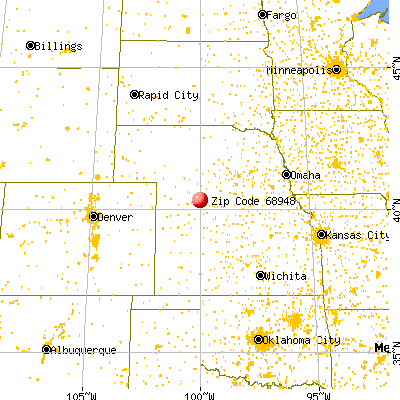 Holbrook, NE (68948) map from a distance