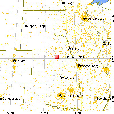 Nelson, NE (68961) map from a distance