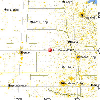 Stamford, NE (68977) map from a distance