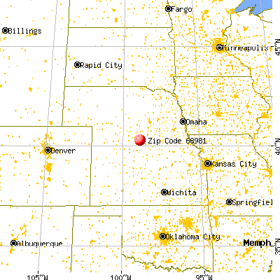 Upland, NE (68981) map from a distance