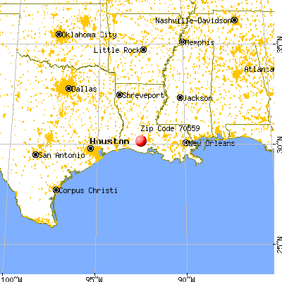 Morse, LA (70559) map from a distance