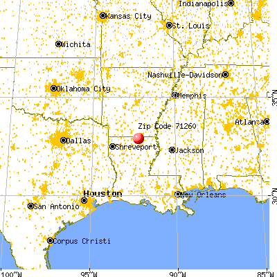 Marion, LA (71260) map from a distance
