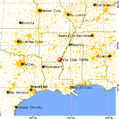 Montrose, AR (71658) map from a distance