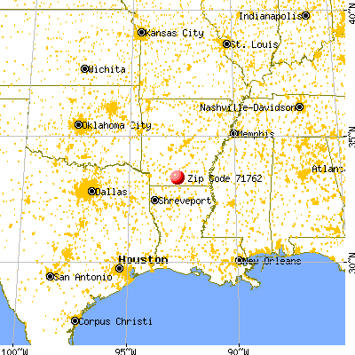 Smackover, AR (71762) map from a distance