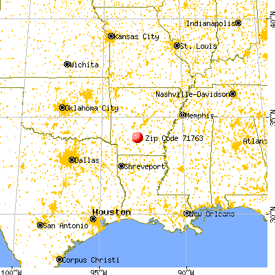 Sparkman, AR (71763) map from a distance