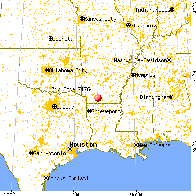 Stephens, AR (71764) map from a distance