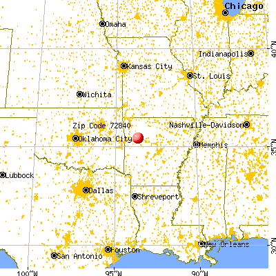 Hartman, AR (72840) map from a distance
