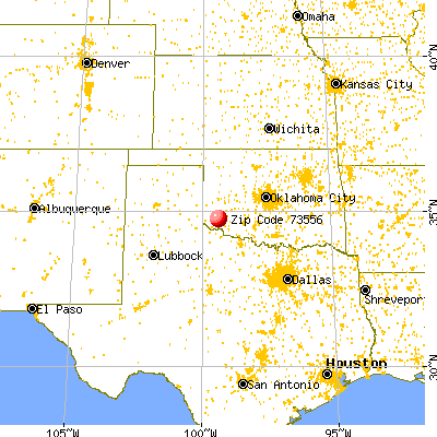Martha, OK (73556) map from a distance