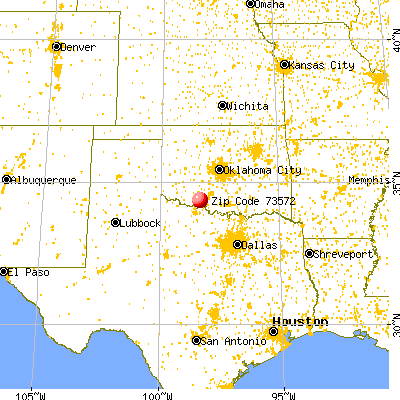 Walters, OK (73572) map from a distance