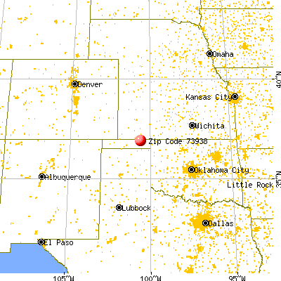 Forgan, OK (73938) map from a distance