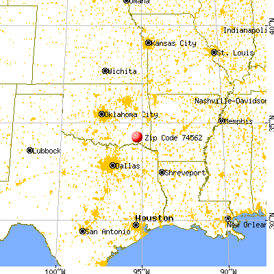 Rattan, OK (74562) map from a distance