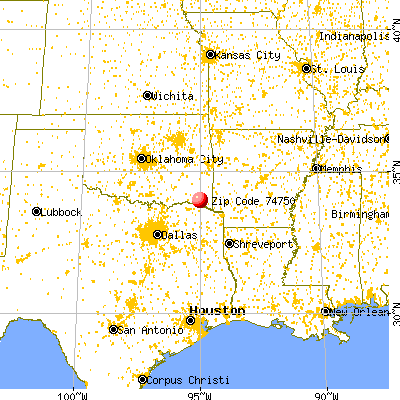 Millerton, OK (74750) map from a distance