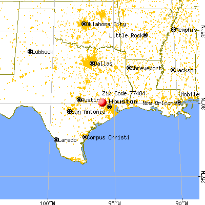 Waller, TX (77484) map from a distance