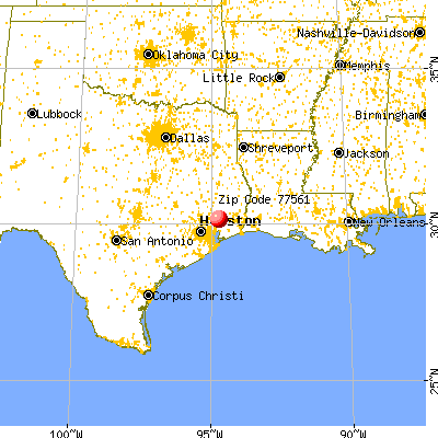 Hardin, TX (77561) map from a distance