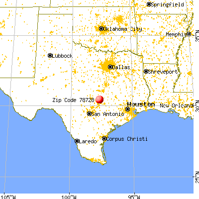 Austin, TX (78728) map from a distance