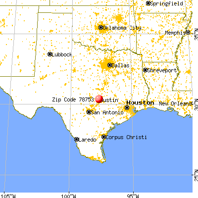 Austin, TX (78753) map from a distance