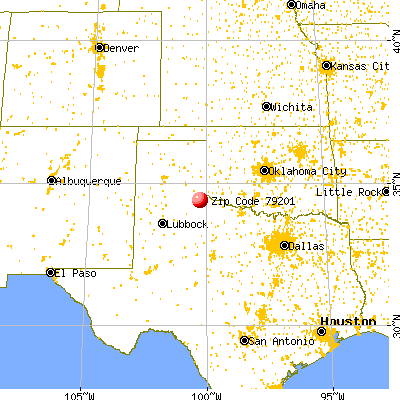 Childress, TX (79201) map from a distance