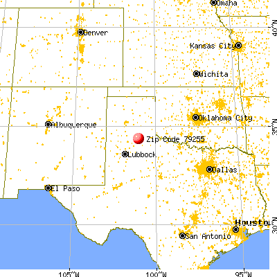 Quitaque, TX (79255) map from a distance