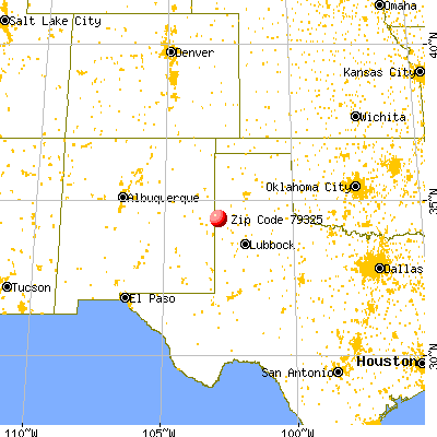 Farwell, TX (79325) map from a distance
