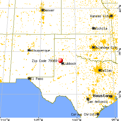 Spade, TX (79369) map from a distance