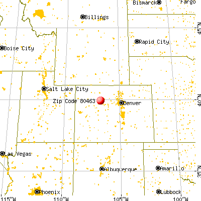 McCoy, CO (80463) map from a distance