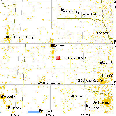 Olney Springs, CO (81062) map from a distance