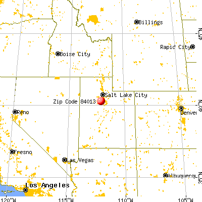 Cedar Fort, UT (84013) map from a distance