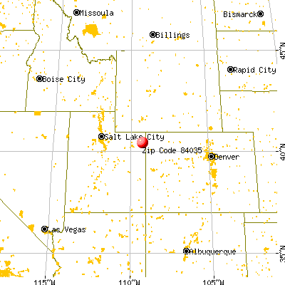 Jensen, UT (84035) map from a distance