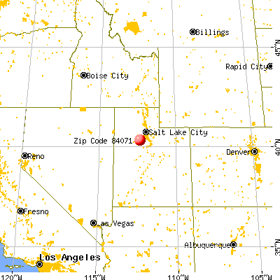 Stockton, UT (84071) map from a distance