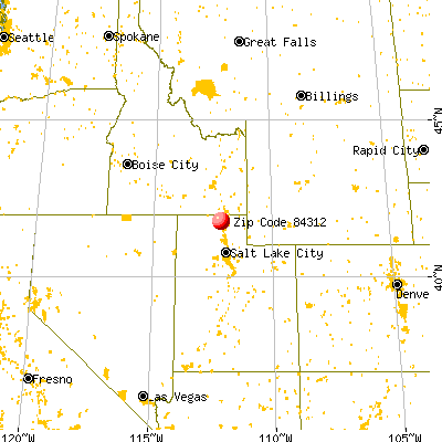 Riverside, UT (84312) map from a distance