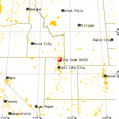 Providence, UT (84332) map from a distance