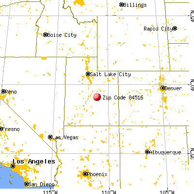 Clawson, UT (84516) map from a distance