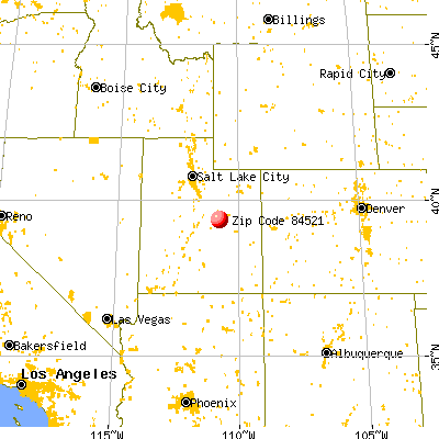 Elmo, UT (84521) map from a distance