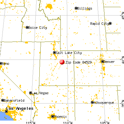 Kenilworth, UT (84529) map from a distance