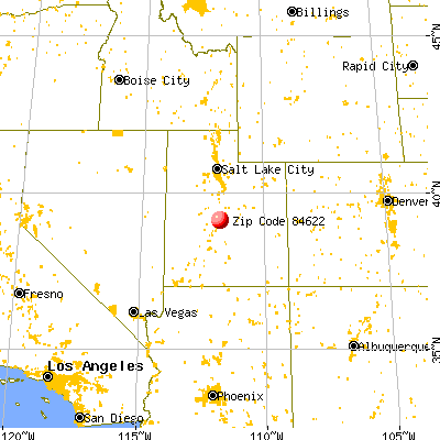 Centerfield, UT (84622) map from a distance