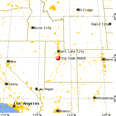 Elberta, UT (84626) map from a distance