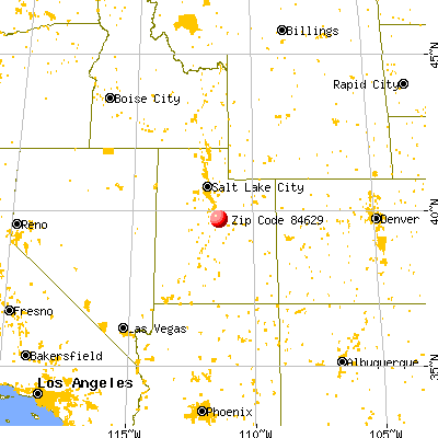 Fairview, UT (84629) map from a distance