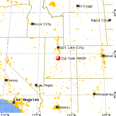 Levan, UT (84639) map from a distance